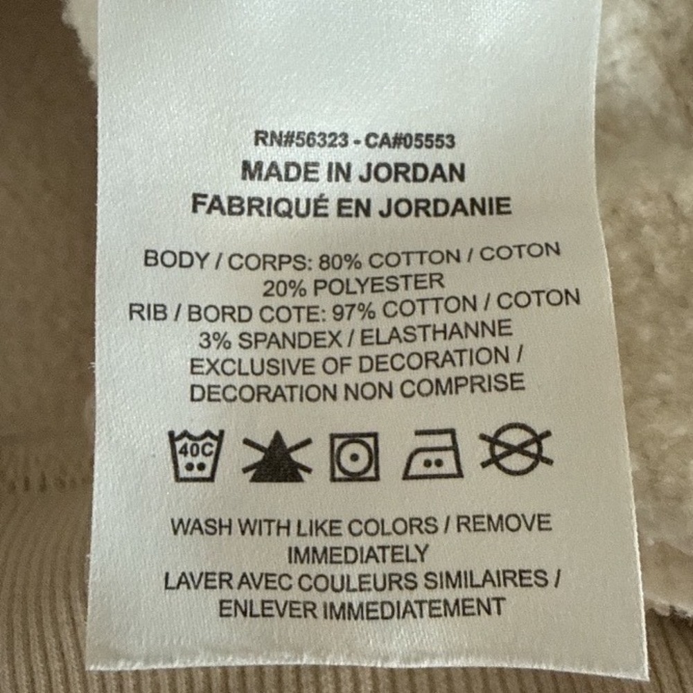Nike Fleece Cropped Sweatshirt Size Medium - Picture 6 of 6